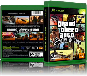 Grand Theft Auto - San Andreas (USA)3D Boxes Back Front
